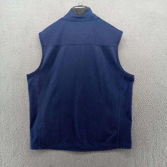 Vineyard Vines Jacket Mens Large Blue On The Go Shep Vest‎ OTG Full Zip Preppy - Picture 6 of 8